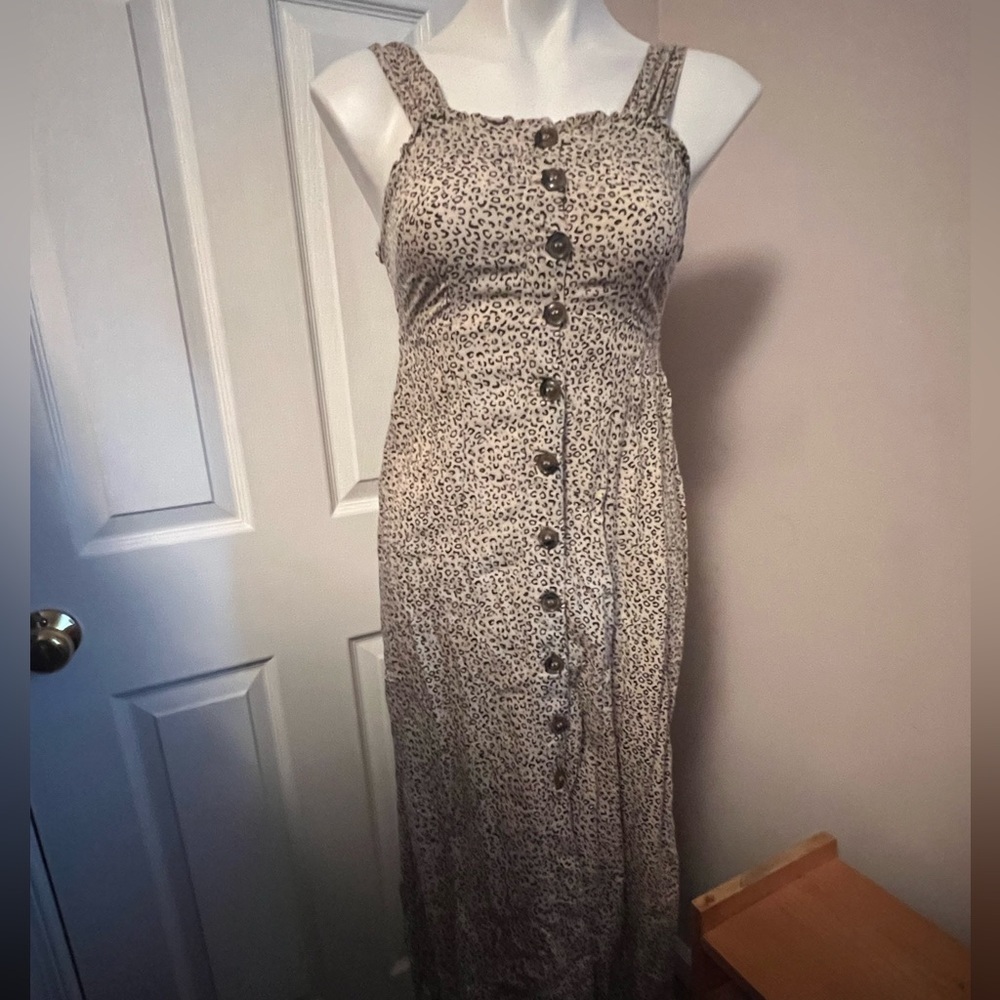 Like New Japna Leopard Print Button Front Ankle L… - image 3